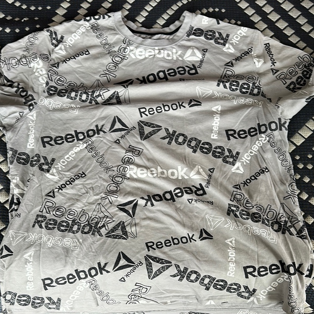 Reebok Gray Logo T-Shirt